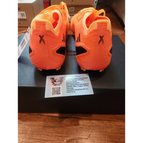 Adidas X Speedportal.2 Firm Ground Cleats Heatspawn Orange GV9562 Mens Size 10.5 - Picture 4 of 5